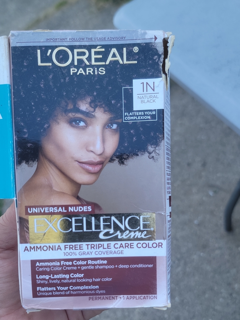 Excellence Crème Ammonia-Free Hair Color - Natural Black (1N)